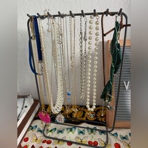 Gray Jewelry Necklace Display  Stand
